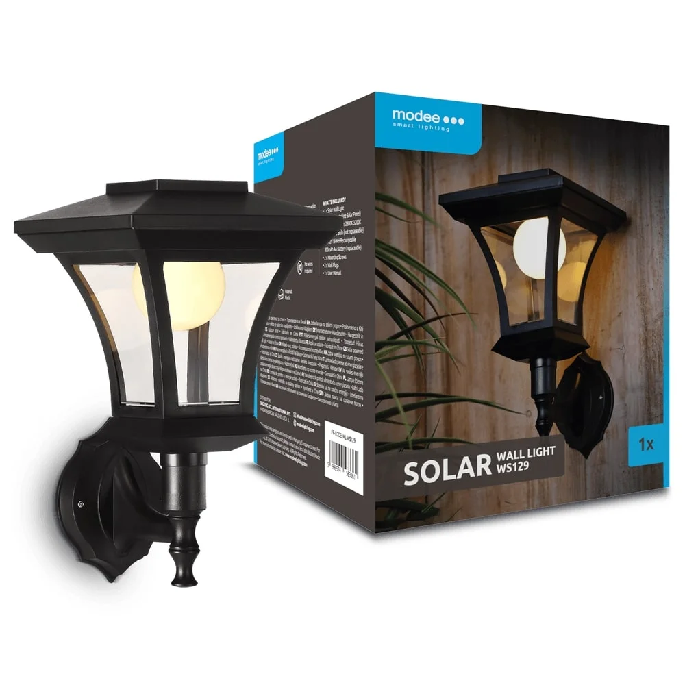 Φωτογραφία προϊόντος: Modee Lighting LED Ηλιακό Φωτιστικό Τοίχου (15 lumen)