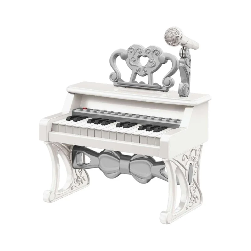 Φωτογραφία προϊόντος: Tradesor Παιδικό πιάνο mini με μικρόφωνο - 328-6237 - 233105 - White