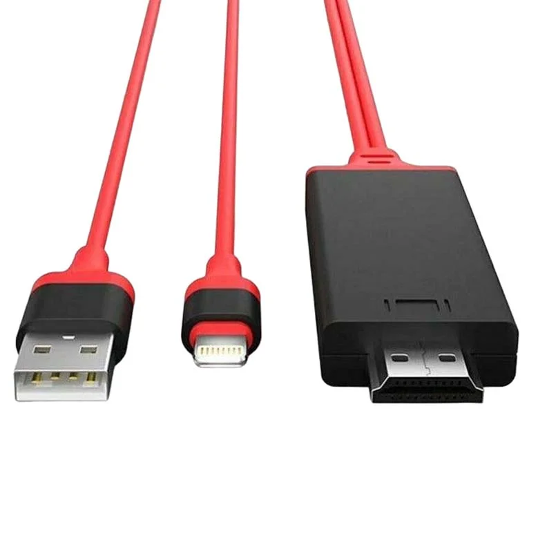 Φωτογραφία προϊόντος: ATC Adapter Lightning to HDMI M/M Red