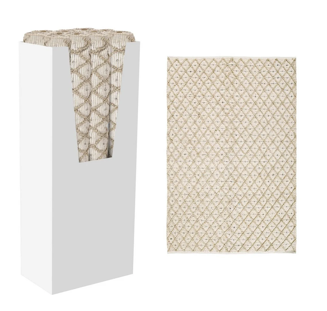 Φωτογραφία προϊόντος: Χαλί "Chander" Cream-Natural 120x180cm (Bizzotto) (BZ-0607896)