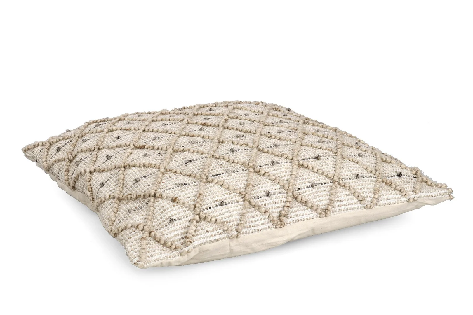 Φωτογραφία προϊόντος: Μαξιλάρα Πούφ "Chander" Cream-Natural 80x80cm (Bizzotto) (BZ-0607897)