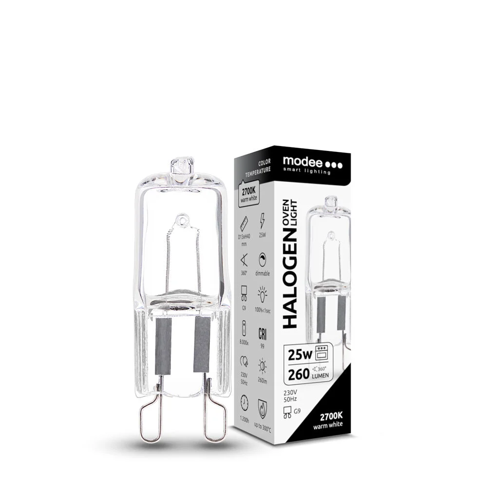 Φωτογραφία προϊόντος: Modee Lighting Modee Smart Lighting ECO Λάμπα Αλογόνου Φούρνου G9 25W