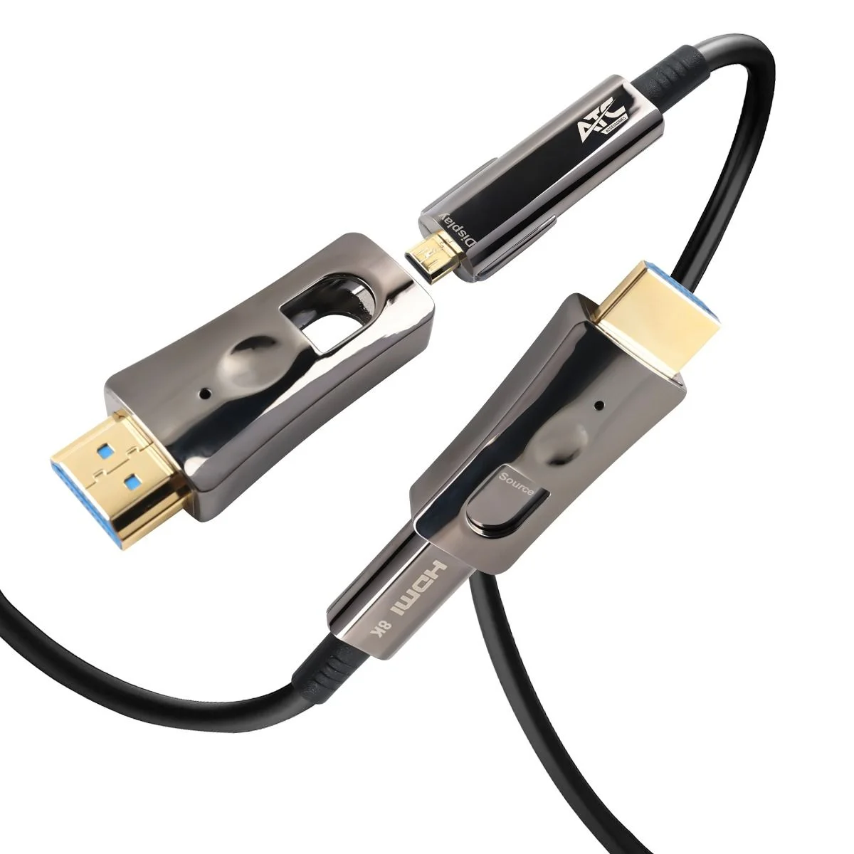 Φωτογραφία προϊόντος: ATC AOC HDMI 2.1V 8K Αποσπώμενο Οπτικό Καλώδιο 50m