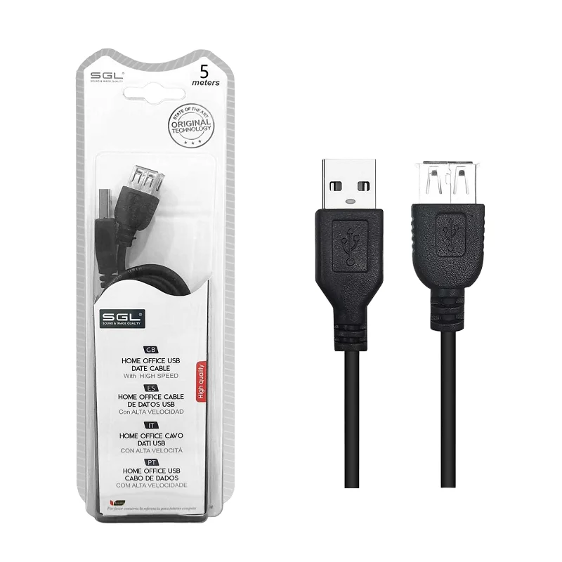 Φωτογραφία προϊόντος: SGL Καλώδιο USB 2.0 - 4S - Male/Female - 5m - 097237