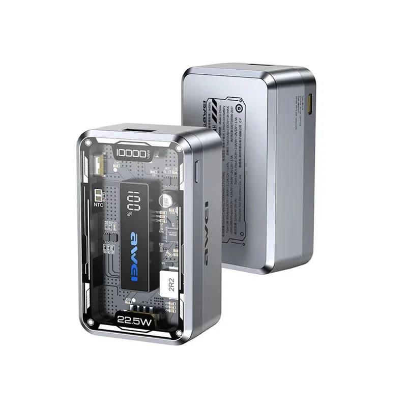Φωτογραφία προϊόντος: Powerbank - P111K - 10.000mah - 22.5W - AWEI - 006866