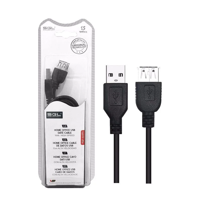 Φωτογραφία προϊόντος: SGL Καλώδιο USB Male/Female - 1.5m - 4D - 197525