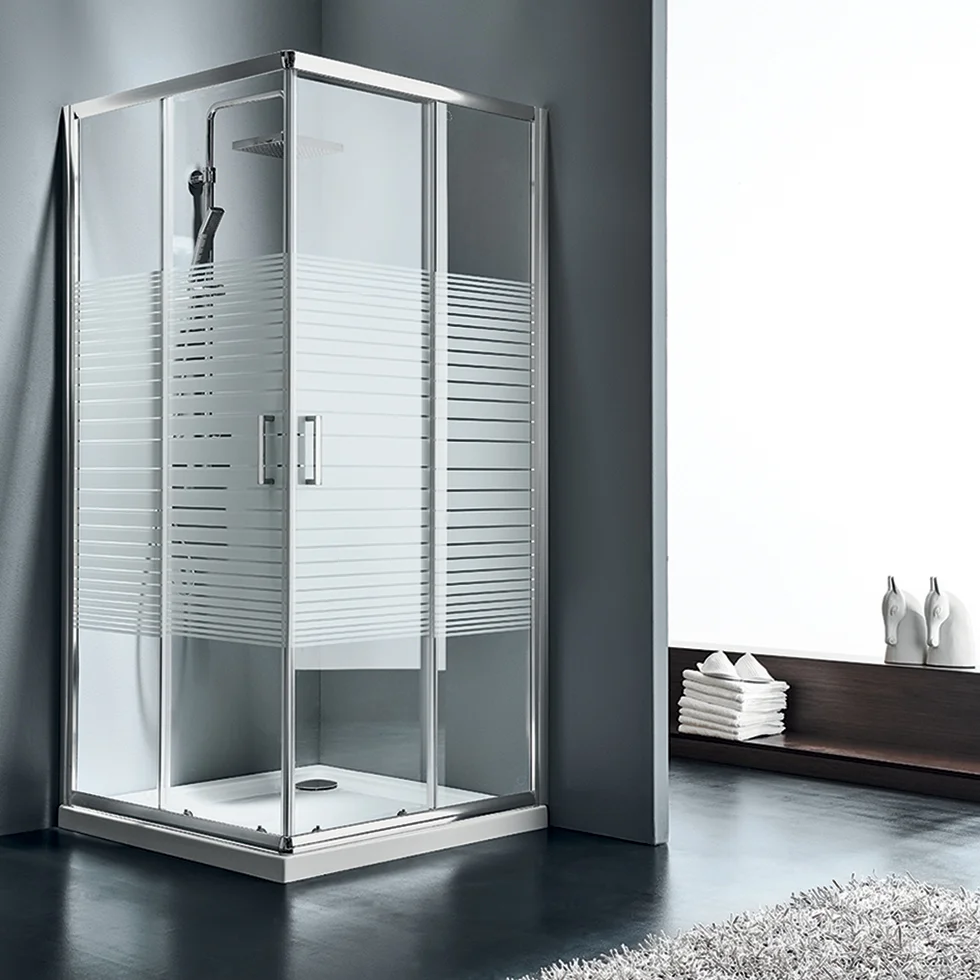 Φωτογραφία προϊόντος: Καμπίνα Starlet offset corner entry Stripes 90x90
