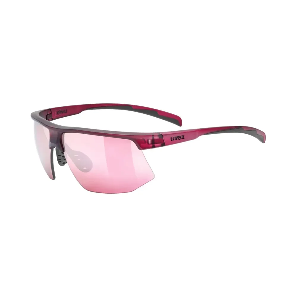 Φωτογραφία προϊόντος: ΓΥΑΛΙΑ ΗΛΙΟΥ AERIOS CRANBERRY MATT/ MIRROR ROSE S5340103316 | UVEX