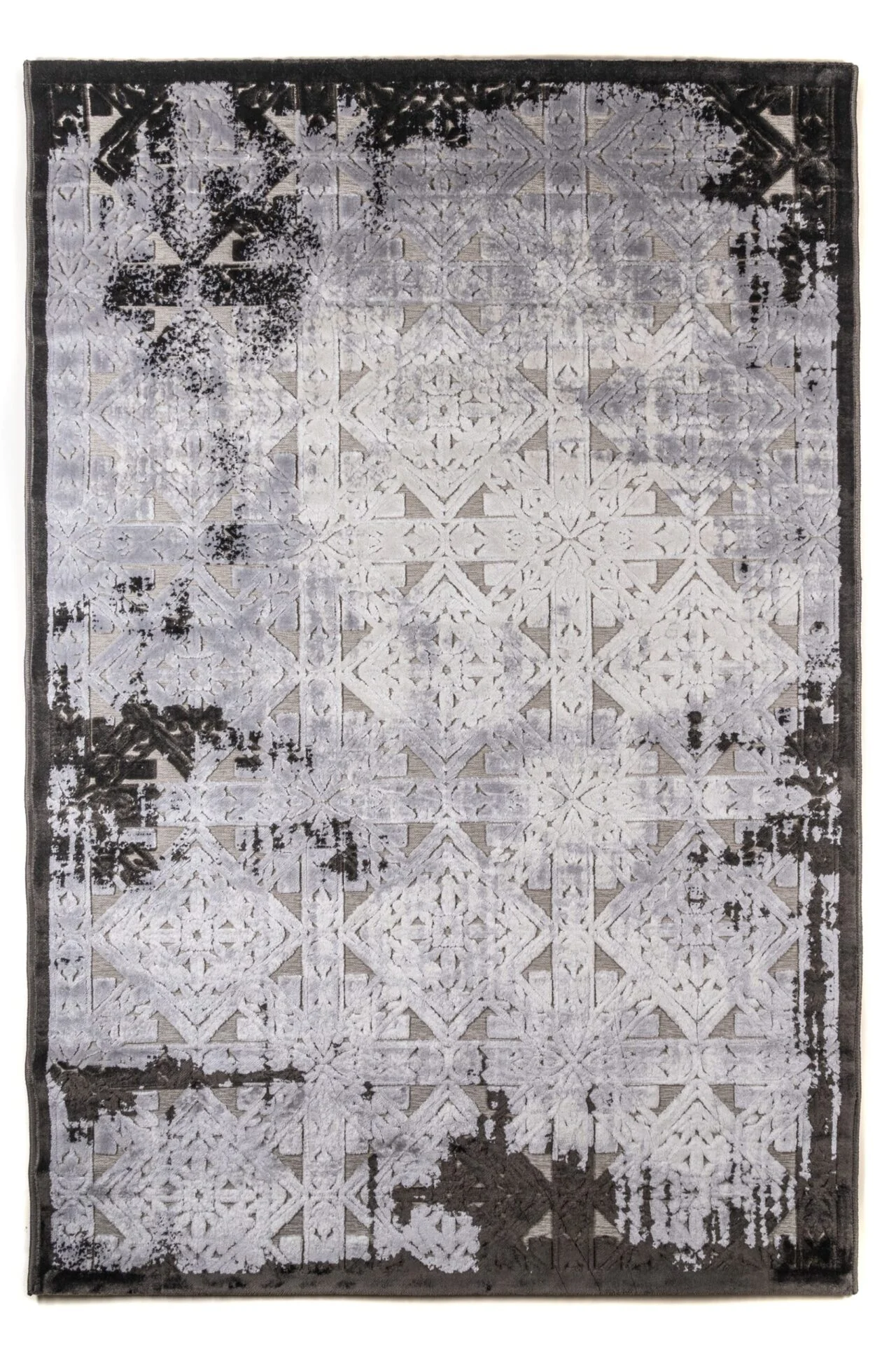 Φωτογραφία προϊόντος: ΧΑΛΙ MUSE 563/H SILVER BLACK ΔΙΑΔΡΟΜΟΣ 0.67m- Klonaras Home Fashion ΔΙΑΔΡΟΜΟΣ067εκ