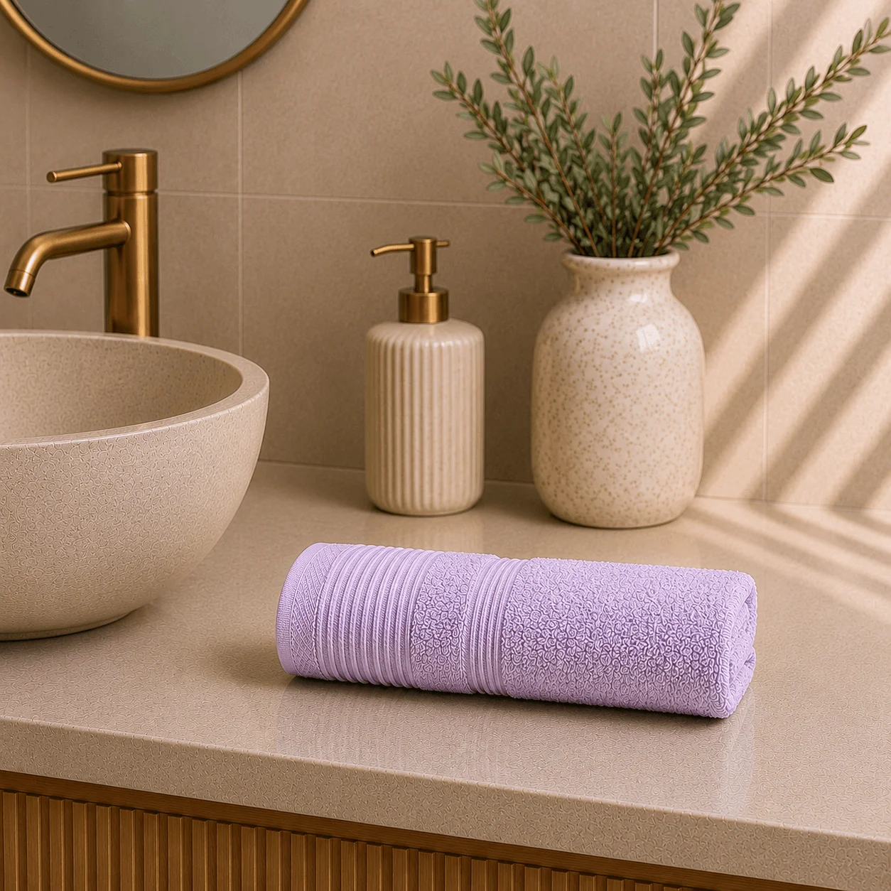 Φωτογραφία προϊόντος: Πετσέτα Χεριών 30×50 Light Lilac - Astron Italy