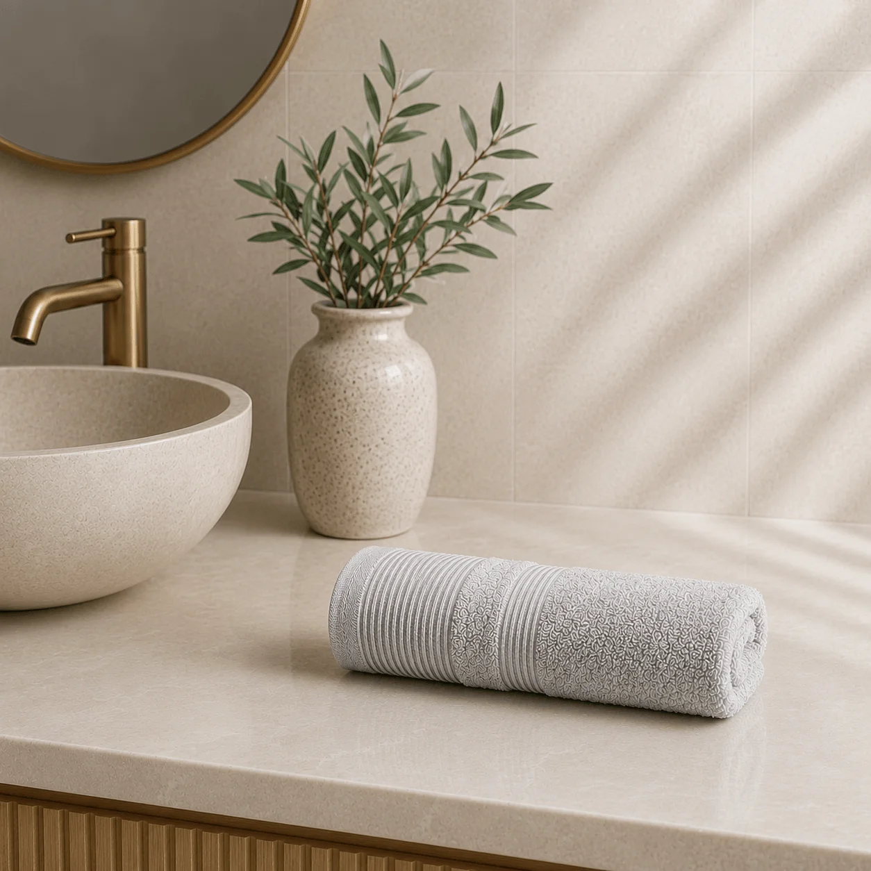 Φωτογραφία προϊόντος: Πετσέτα Χεριών 30x50 Light Grey - Astron Italy