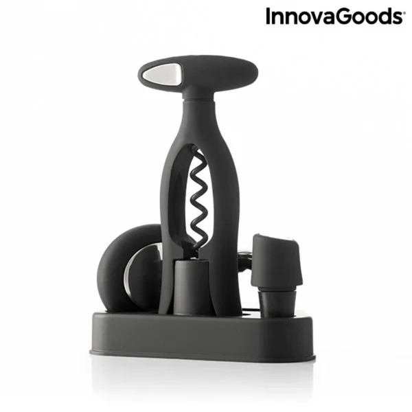 Φωτογραφία προϊόντος: Innovagoods Σετ Αξεσουάρ Κρασιού 5 τεμαχίων Vinstand