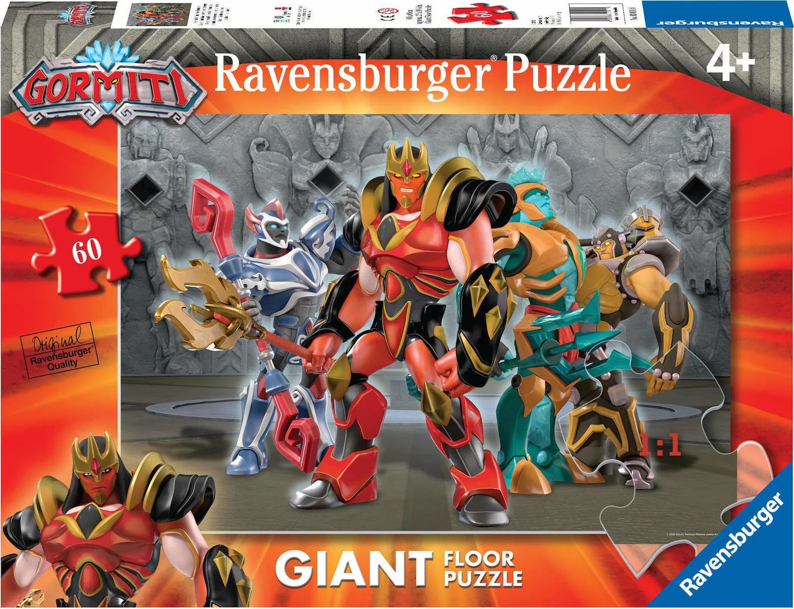 Φωτογραφία προϊόντος: Ravensburger 03011 Παιδικό παζλ Gormiti 60 κομμάτια
