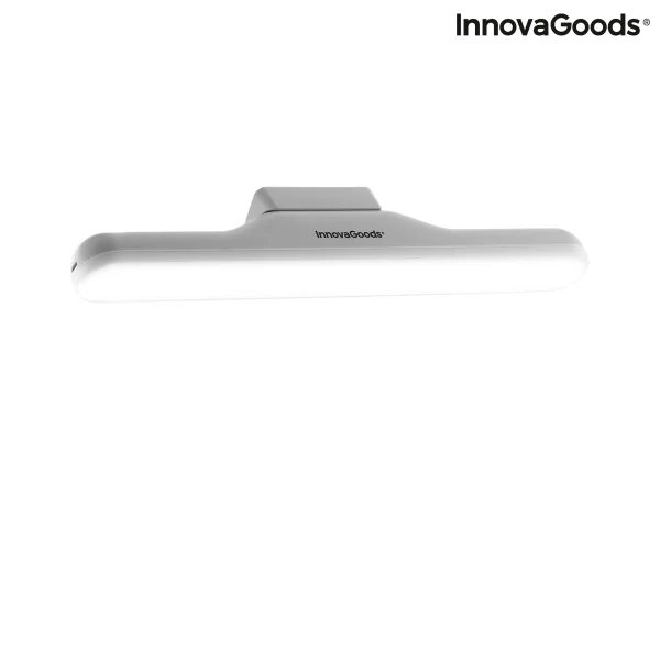Φωτογραφία προϊόντος: InnovaGoods Μαγνητική Επαναφορτιζόμενη Λάμπα LED 2 σε 1 Λευκό
