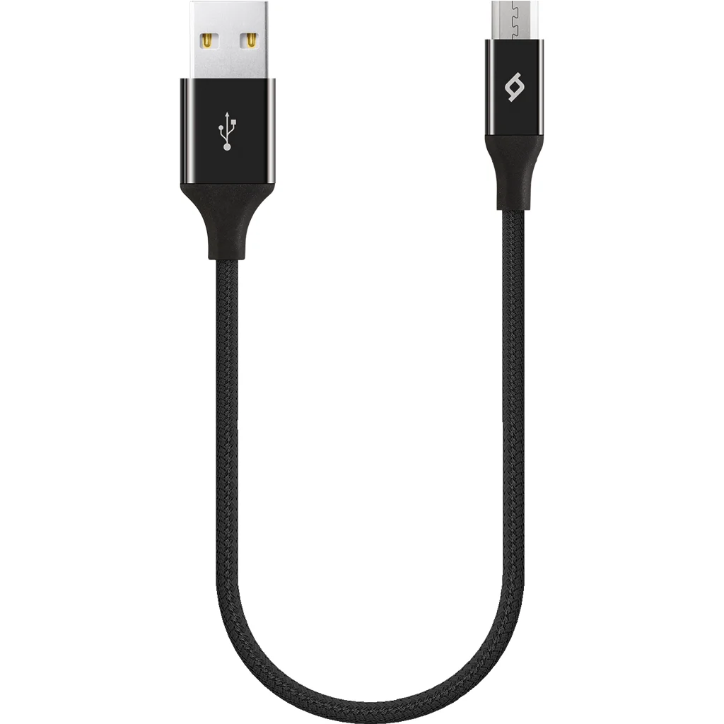 Φωτογραφία προϊόντος: TTEC AlumiCable Braided USB 2.0 to micro USB Cable Μαύρο 0.3m (2DK25S)