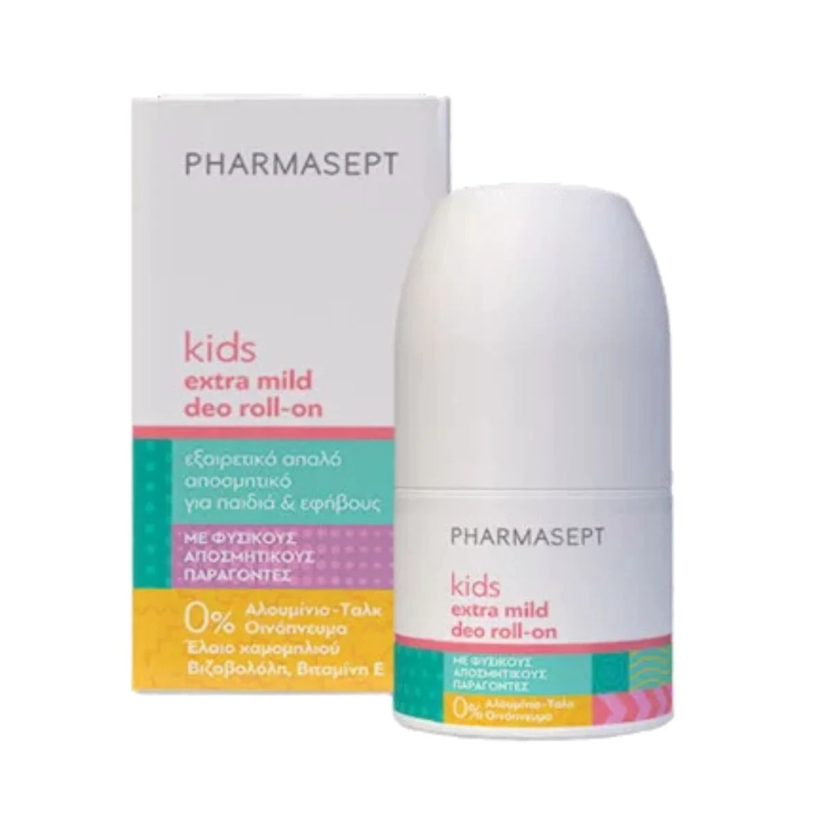 Φωτογραφία προϊόντος: Pharmasept,Pharmasept Kids Pharmasept Kids Extra Mild Αποσμητικό Roll-On 50ml