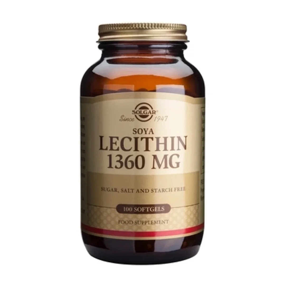 Φωτογραφία προϊόντος: Solgar,Solgar Specialty Solgar Lecithin 1360MG Λεκιθίνη 100 μαλακές κάψουλες