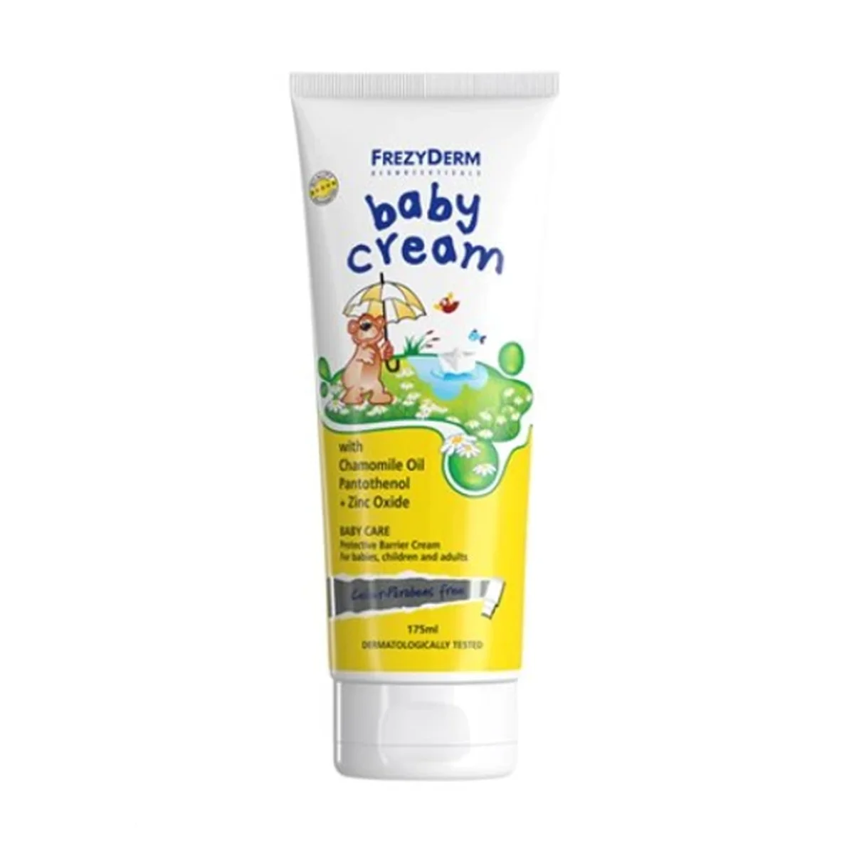 Φωτογραφία προϊόντος: Frezyderm,Frezyderm Babyline Frezyderm Baby Cream Προστατευτική Κρέμα Αλλαγής Πάνας, 175ml