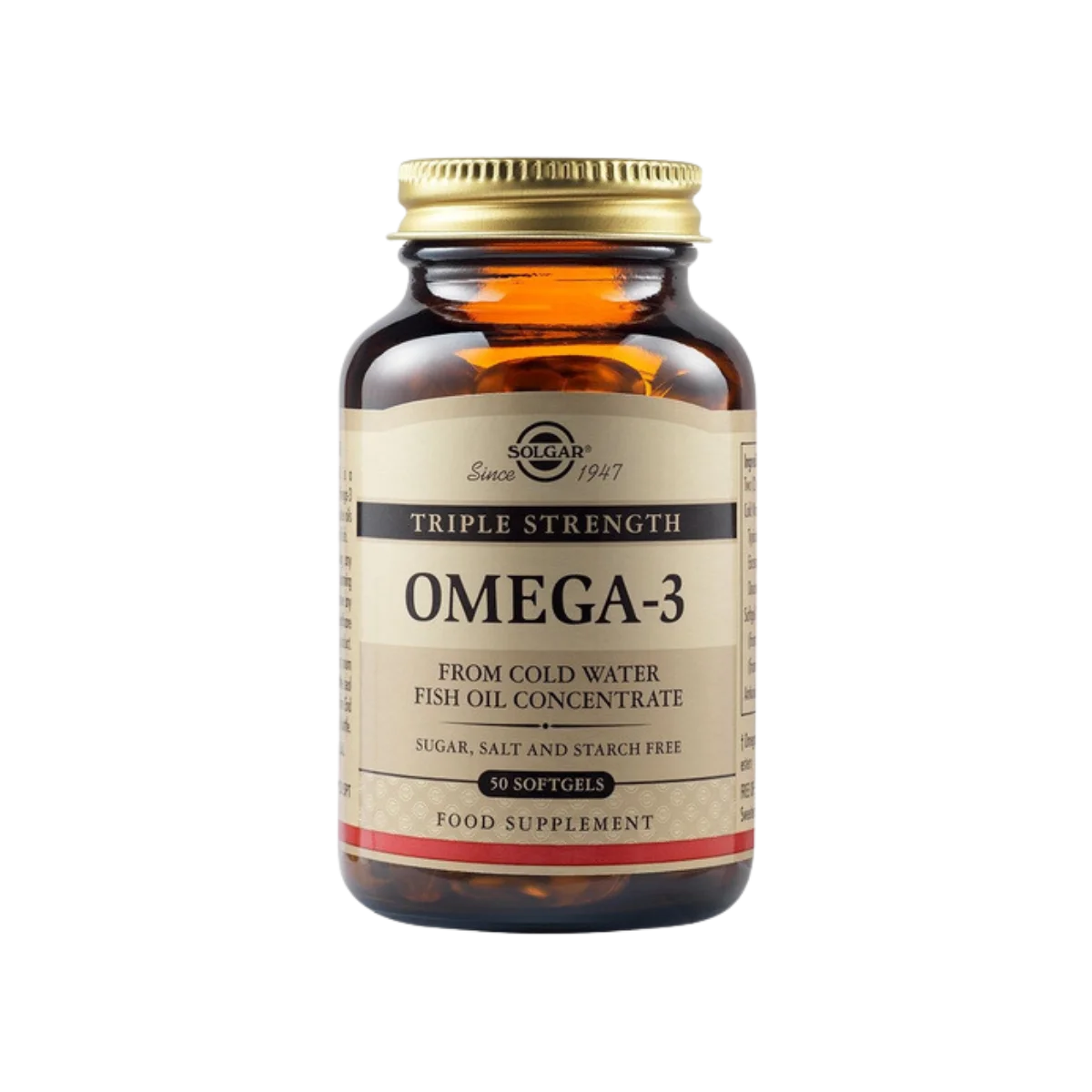 Φωτογραφία προϊόντος: Solgar,Solgar Specialty Solgar Triple Strength Omega 3 Ιχθυέλαιο 50 μαλακές κάψουλες