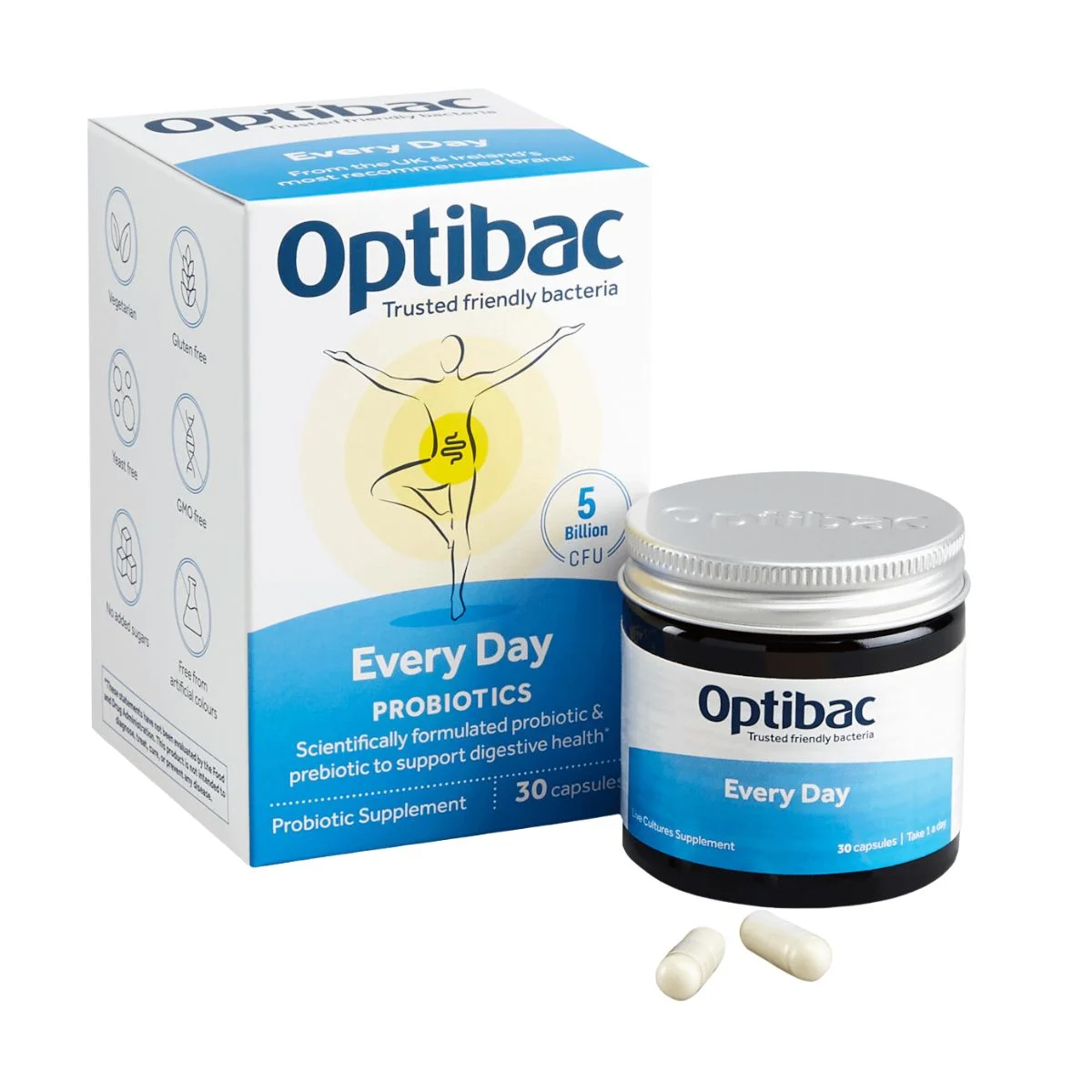 Φωτογραφία προϊόντος: Optibac Every Day Probiotics Προβιοτικά & Πρεβιοτικά 30 κάψουλες