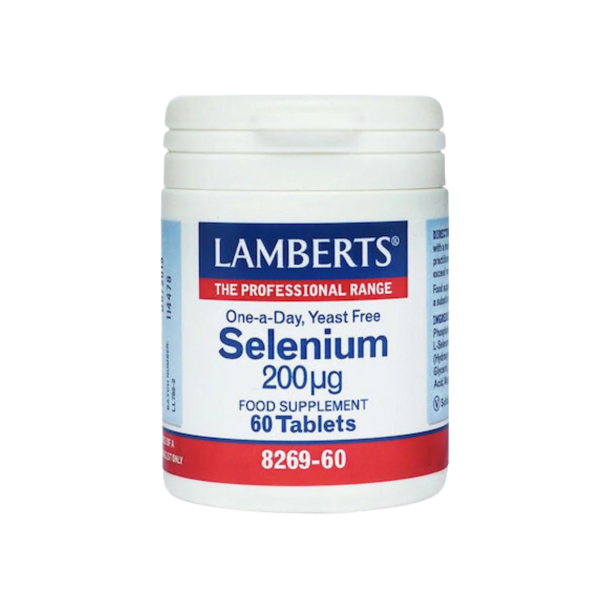 Φωτογραφία προϊόντος: Lamberts,Lamberts Μέταλλα Lamberts Selenium 200μg Σελήνιο 60 ταμπλέτες