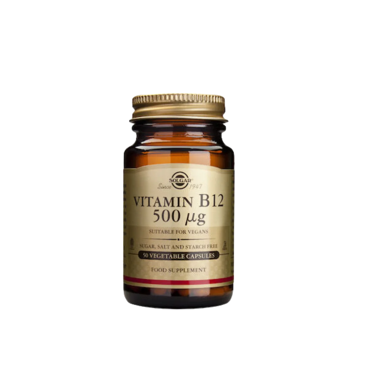 Φωτογραφία προϊόντος: Solgar,Solgar Vitamins Solgar Vitamin B12 500mg 50 φυτικές κάψουλες