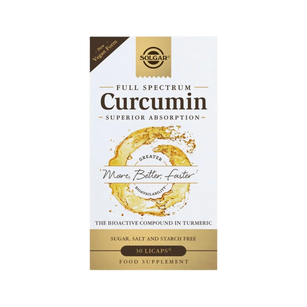 Φωτογραφία προϊόντος: Solgar,Solgar Herbs Solgar Full Spectrum Curcumin Κουρκουμάς 30 μαλακές κάψουλες