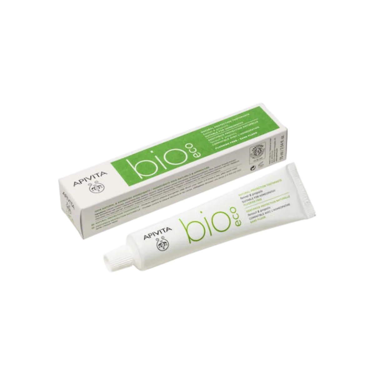 Φωτογραφία προϊόντος: Apivita,Apivita Oral Care Apivita Bio Eco Οδοντόκρεμα Χωρίς Φθόριο Μάραθος & Πρόπολη 75ml