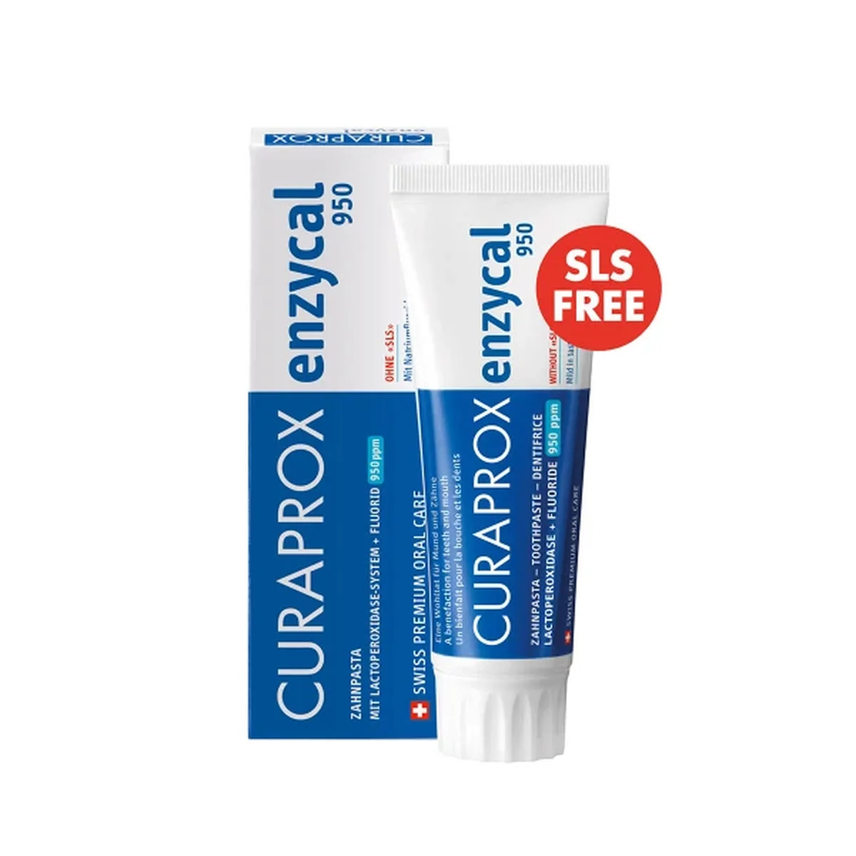Φωτογραφία προϊόντος: Curaprox,Curaprox Toothpastes Curaprox Enzycal 950 Οδοντόκρεμα, 75ml