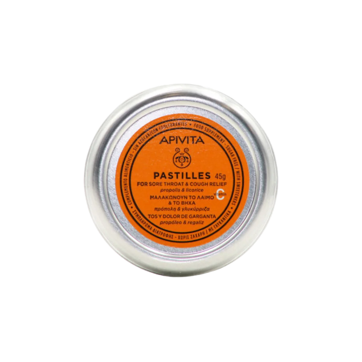 Φωτογραφία προϊόντος: Apivita,Apivita Propolis and Herbal Apivita Παστίλιες για Πονόλαιμο Γλυκόριζα & Πρόπολη 45g