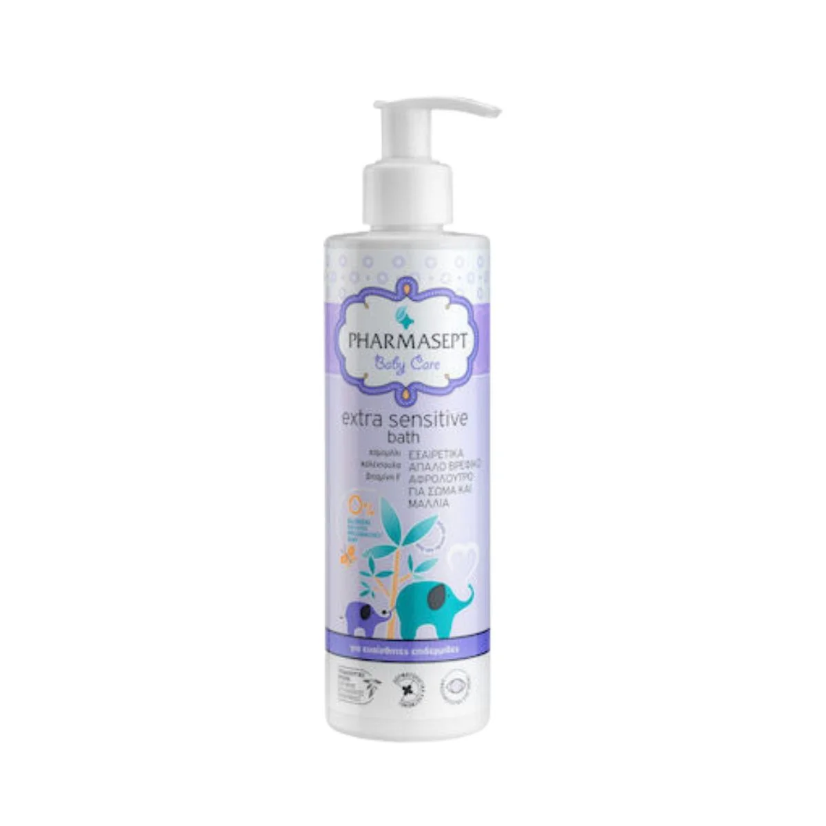 Φωτογραφία προϊόντος: Pharmasept,Pharmasept Baby Care Pharmasept Baby Care Extra Sensitive Bath Βρεφικό Αφρόλουτρο με Χαμομήλι 250ml