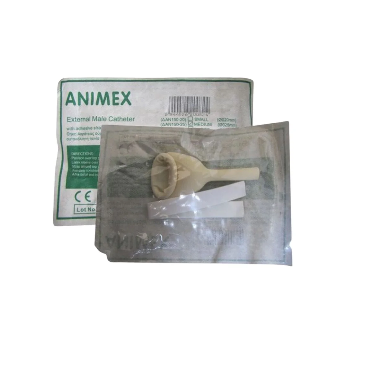 Φωτογραφία προϊόντος: OEM Animex Ανδρική Θήκη Ακράτειας Ούρων Αυτοκόλλητη Ταινία (XL 0,35mm) 1 Τεμάχιο