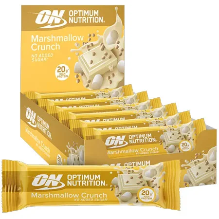 Φωτογραφία προϊόντος: Marshmallow Crunch Protein Bar 10 x 65 gr ON - Optimum Nutrition