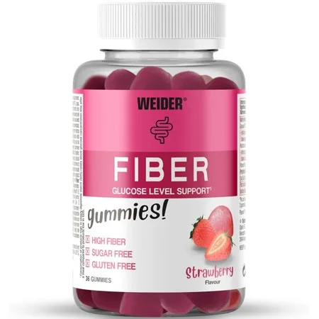 Φωτογραφία προϊόντος: Fiber 36 gummies - Strawberry Weider