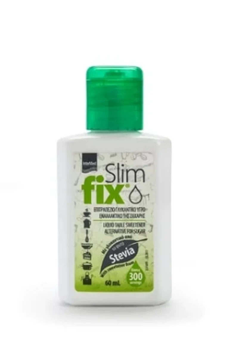Φωτογραφία προϊόντος: Intermed,Intermed Nutritional Enhancement Intermed Slim Fix Υγρό Γλυκαντικό με Στέβια, 60ml