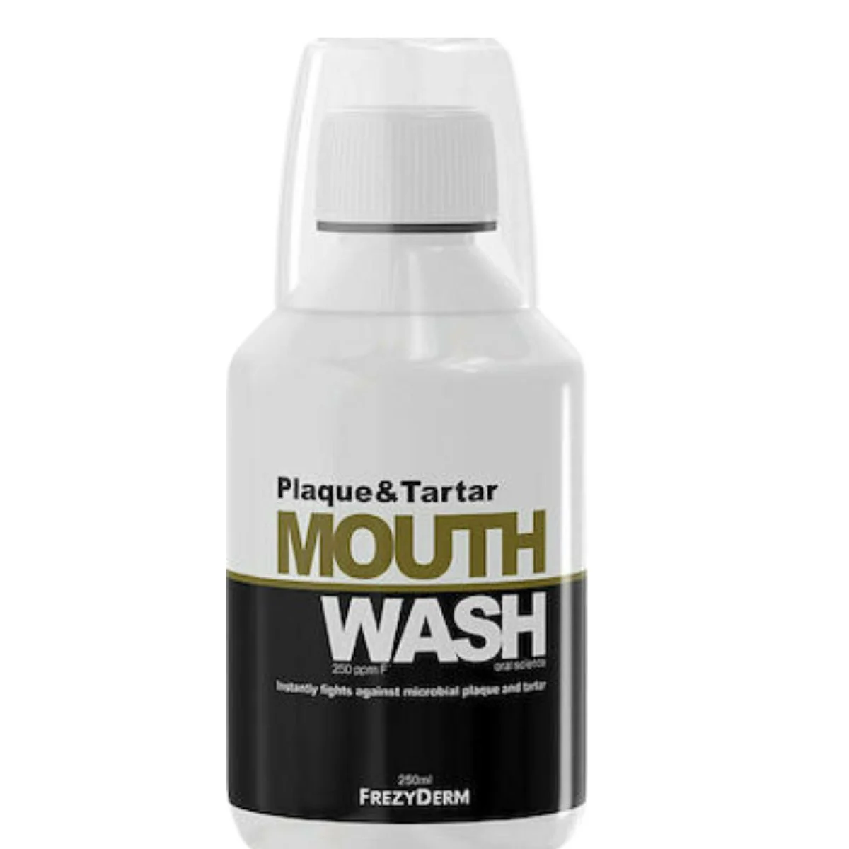 Φωτογραφία προϊόντος: Frezyderm,Frezyderm Oral Science Frezyderm Plaque & Tartar Mouthwash Στοματικό Διάλυμα κατά της Πλάκας 250ml