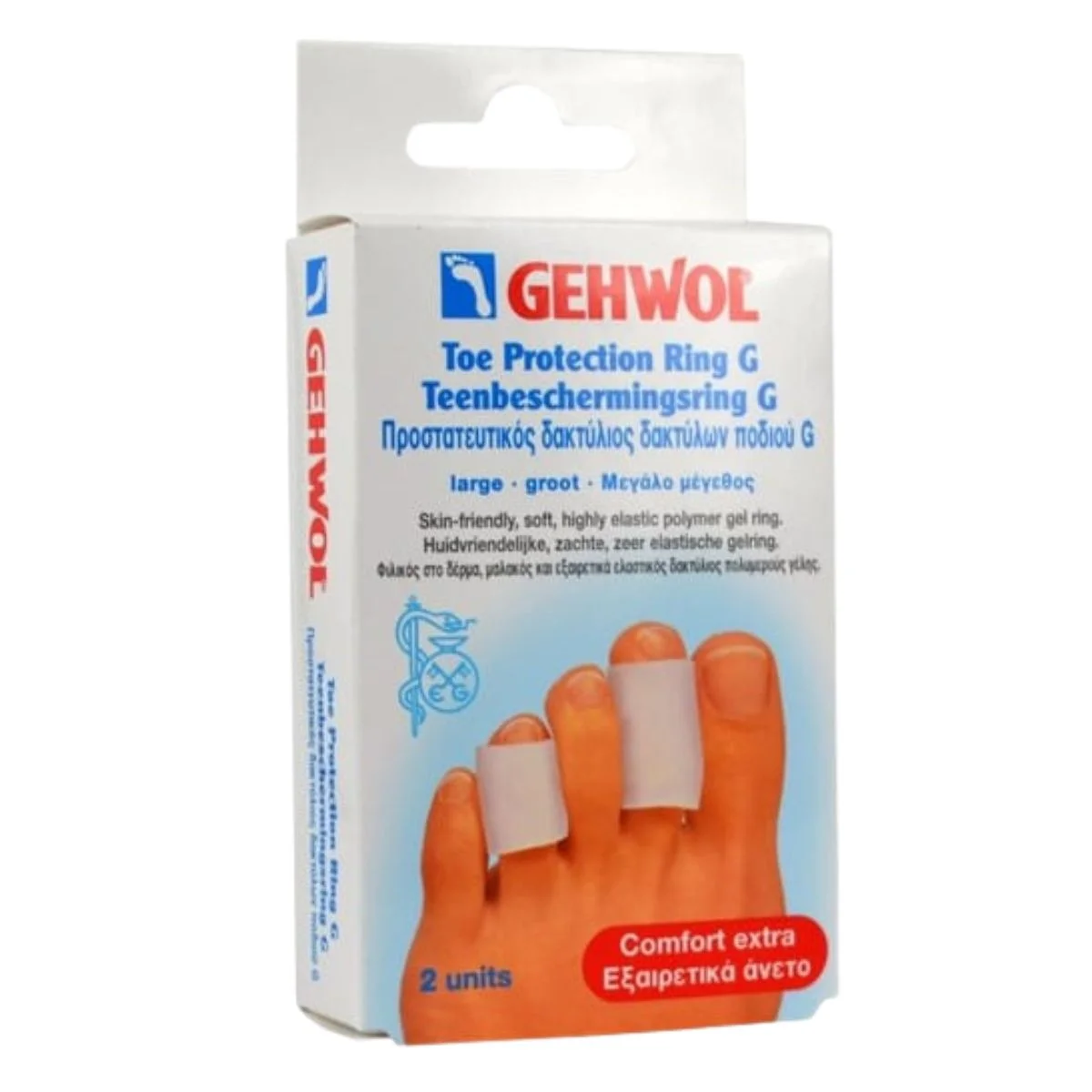 Φωτογραφία προϊόντος: Gehwol,Gehwol Pressure Protection Gehwol Toe Protection Ring G Large 2τμχ