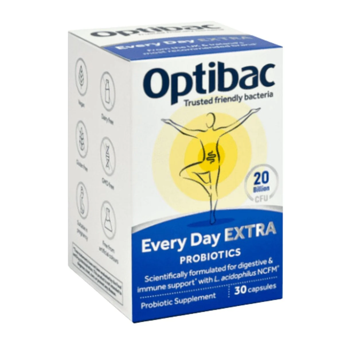 Φωτογραφία προϊόντος: OptiBac Every Day Extra Προβιοτικά & Πρεβιοτικά 30 κάψουλες