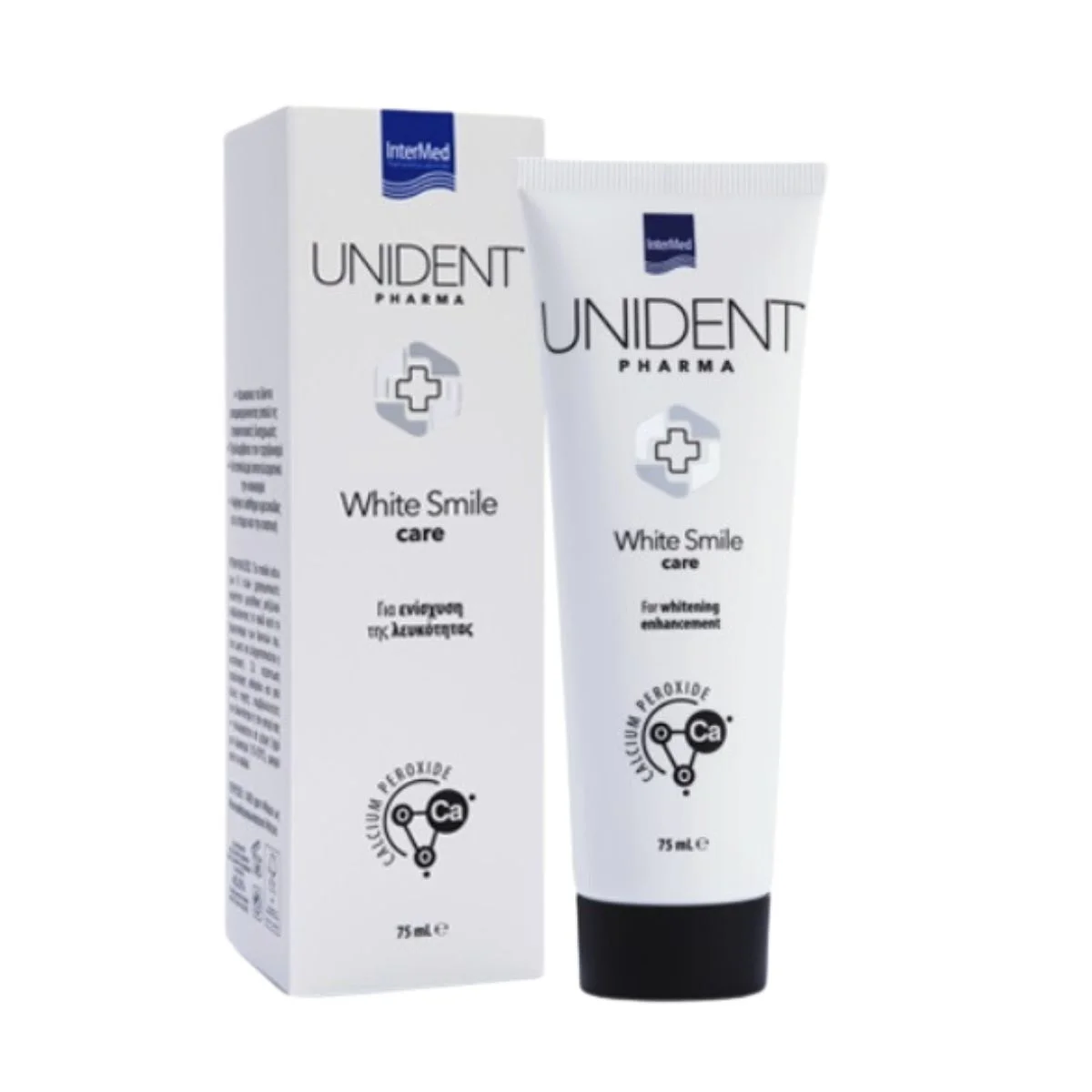 Φωτογραφία προϊόντος: Intermed,Intermed Oral Care Adults Intermed Unident White Smile Care Οδοντόκρεμα για Λεύκανση 75ml