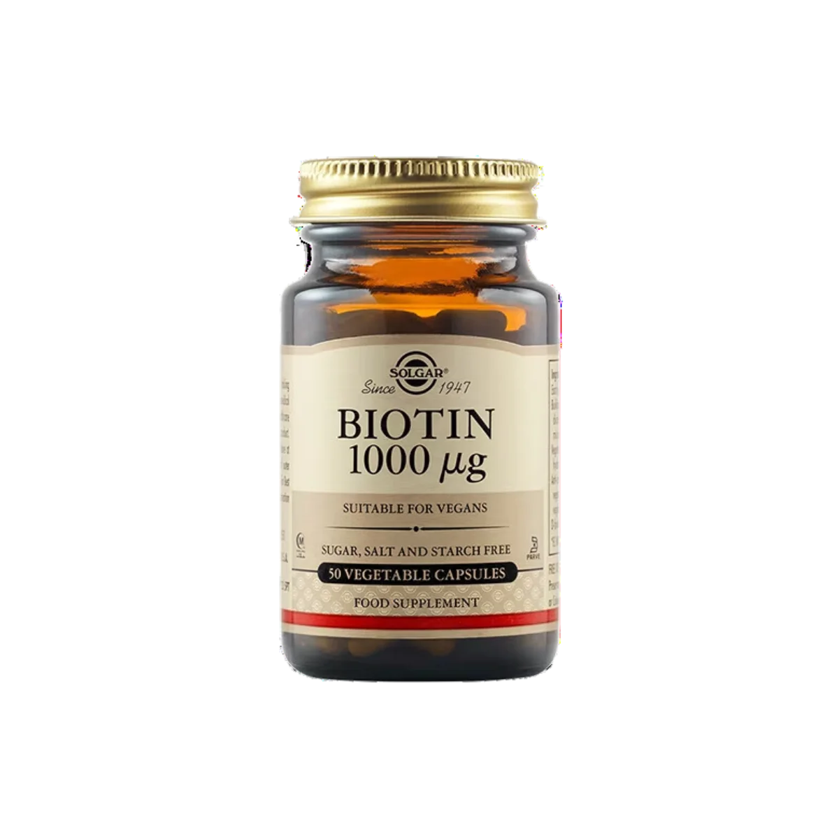 Φωτογραφία προϊόντος: Solgar,Solgar Vitamins Solgar Biotin 1000μg Βιοτίνη 50 ταμπλέτες