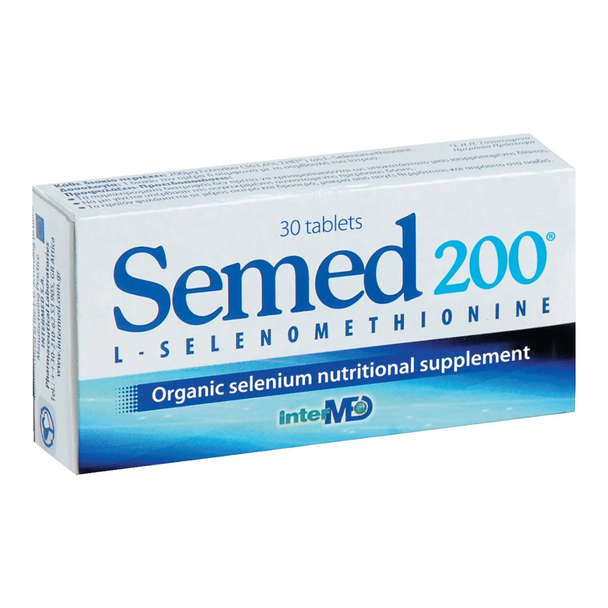 Φωτογραφία προϊόντος: Intermed,Intermed Nutritional Enhancement Intermed Semed 200mg Οργανικό Σελήνιο 30 ταμπλέτες