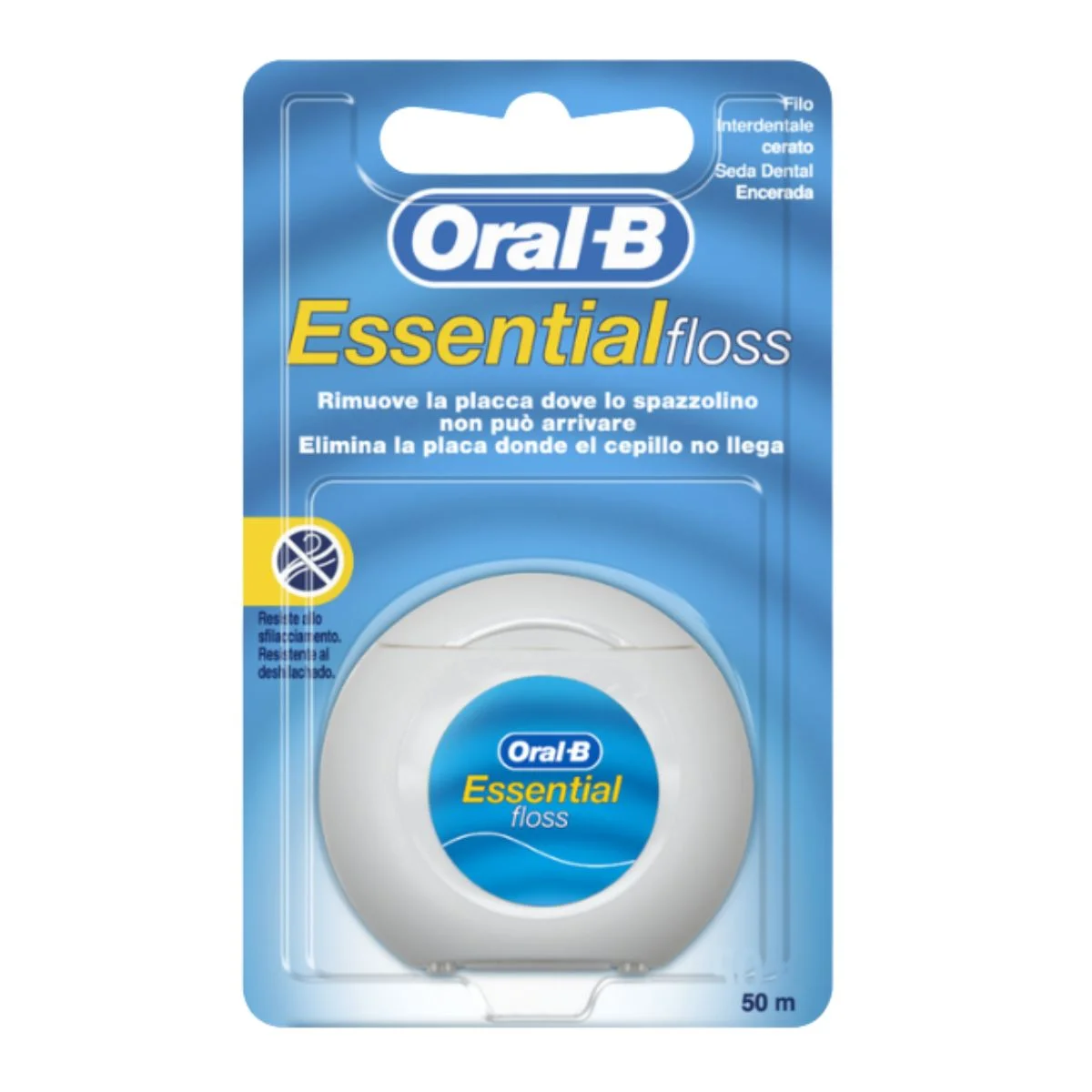 Φωτογραφία προϊόντος: Oral-B,Oral-B Οδοντόβουρτσες - Νήματα Oral-B Essential Floss Κηρωμένο Οδοντικό Νήμα 50m 1τμχ