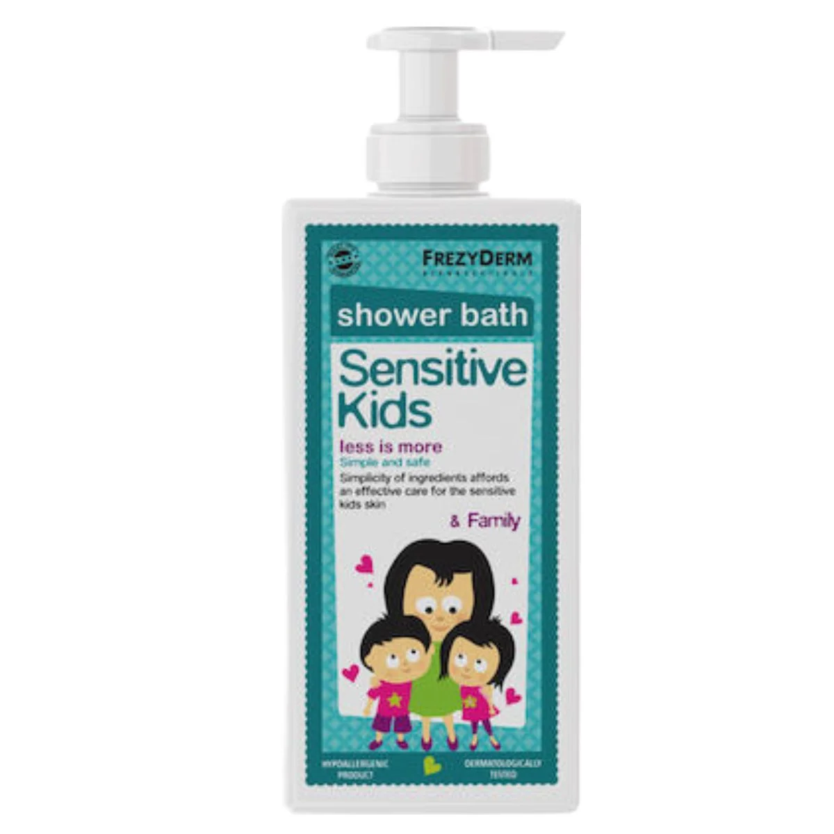 Φωτογραφία προϊόντος: Frezyderm,Frezyderm Sensitive Kids Frezyderm Sensitive Kids Shower Bath & Family Παιδικό Αφρόλουτρο για όλη την Οικογένεια 200ml