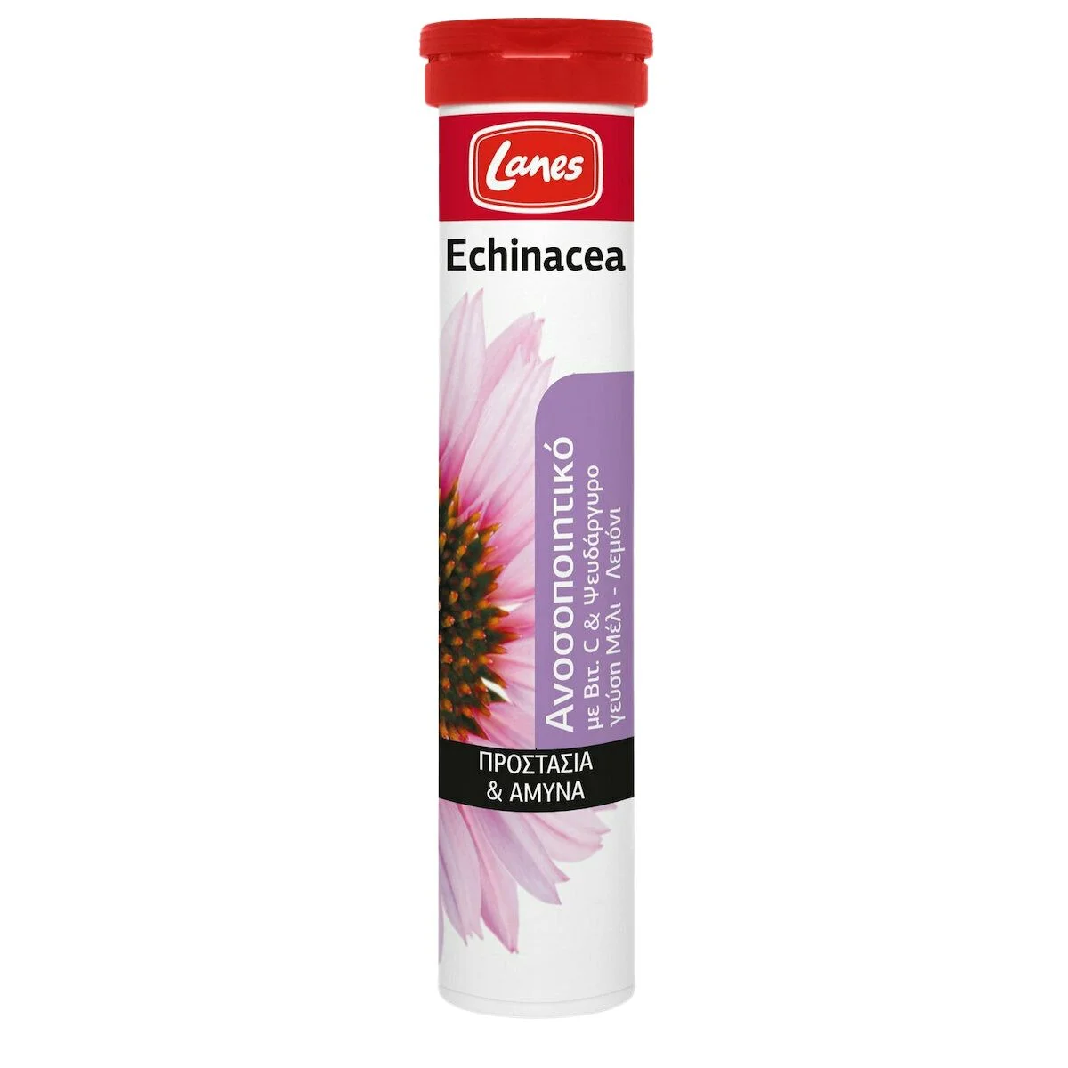 Φωτογραφία προϊόντος: Lanes,Lanes Immune System Lanes Echinacea & Vitamin C Μέλι-Λεμόνι 20 αναβράζοντα δισκία