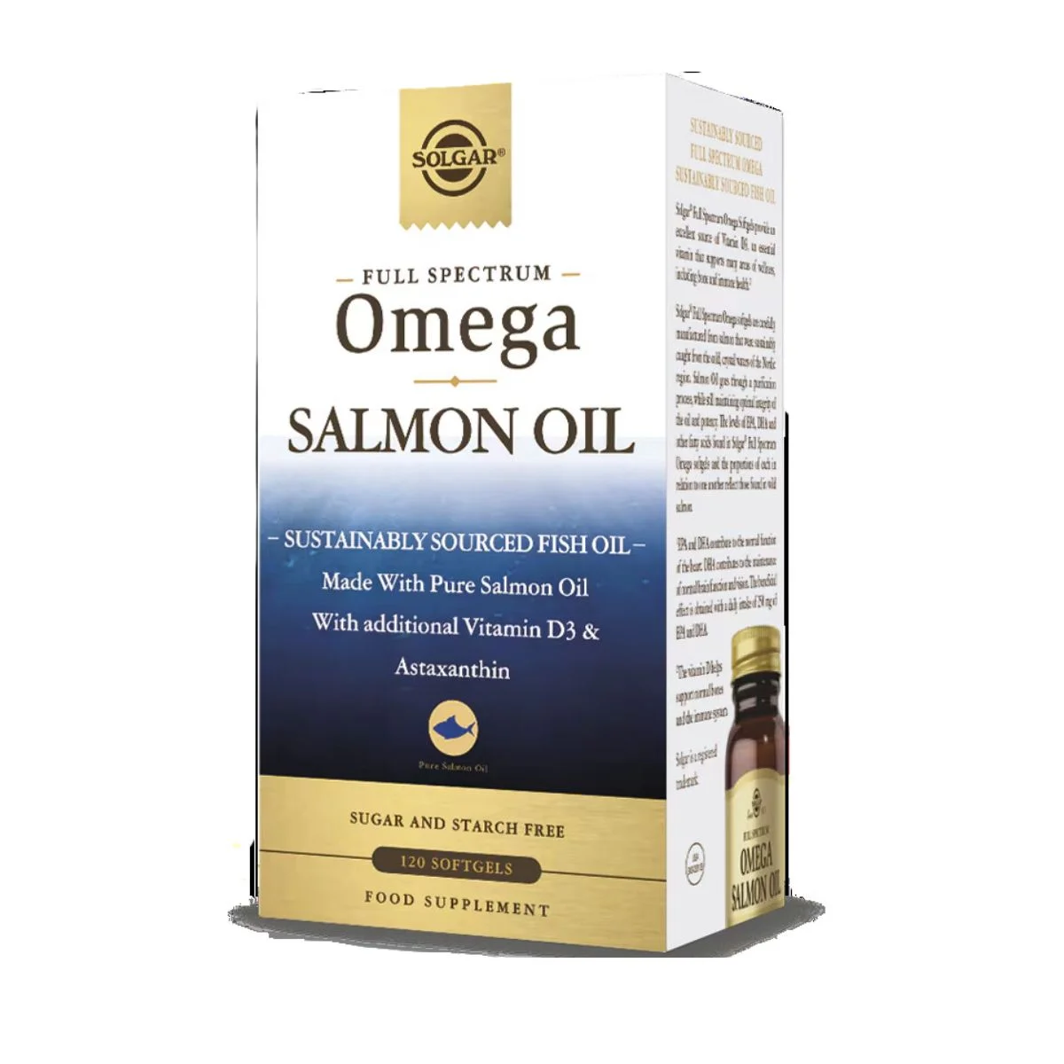 Φωτογραφία προϊόντος: Solgar,Solgar Specialty SOLGAR FULL SPECTRUM OMEGA SALMON OIL SOFTGELS