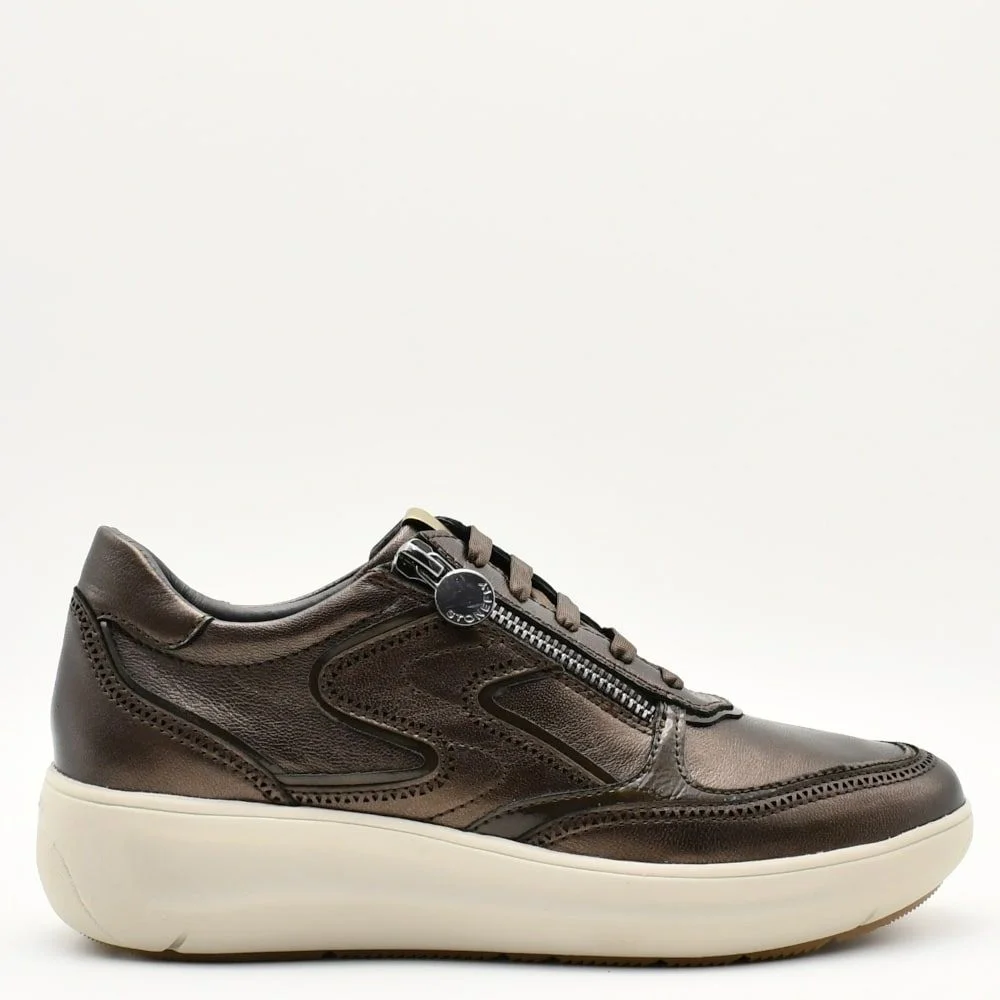 Φωτογραφία προϊόντος: Sneakers Γυναικεία Stonefly 221575 410 Rock 27 σε μπρονζέ δέρμα