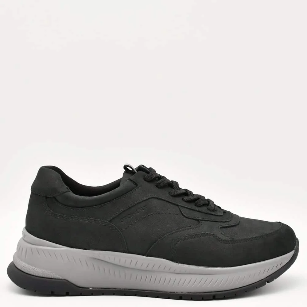 Φωτογραφία προϊόντος: Sneakers Ανδρικά Stonefly 221631 000 Rover 1 σε μαύρο δέρμα