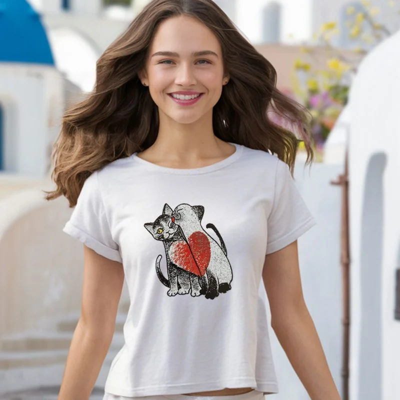 Φωτογραφία προϊόντος: Prime T-Shirt Γυναικείο Γατούλες 946