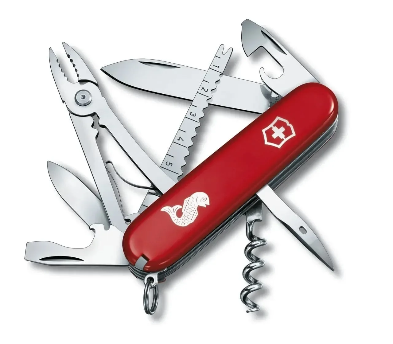 Φωτογραφία προϊόντος: GR Victorinox Angler 91mm Red έως 12 άτοκες δόσεις ή 24 δόσεις