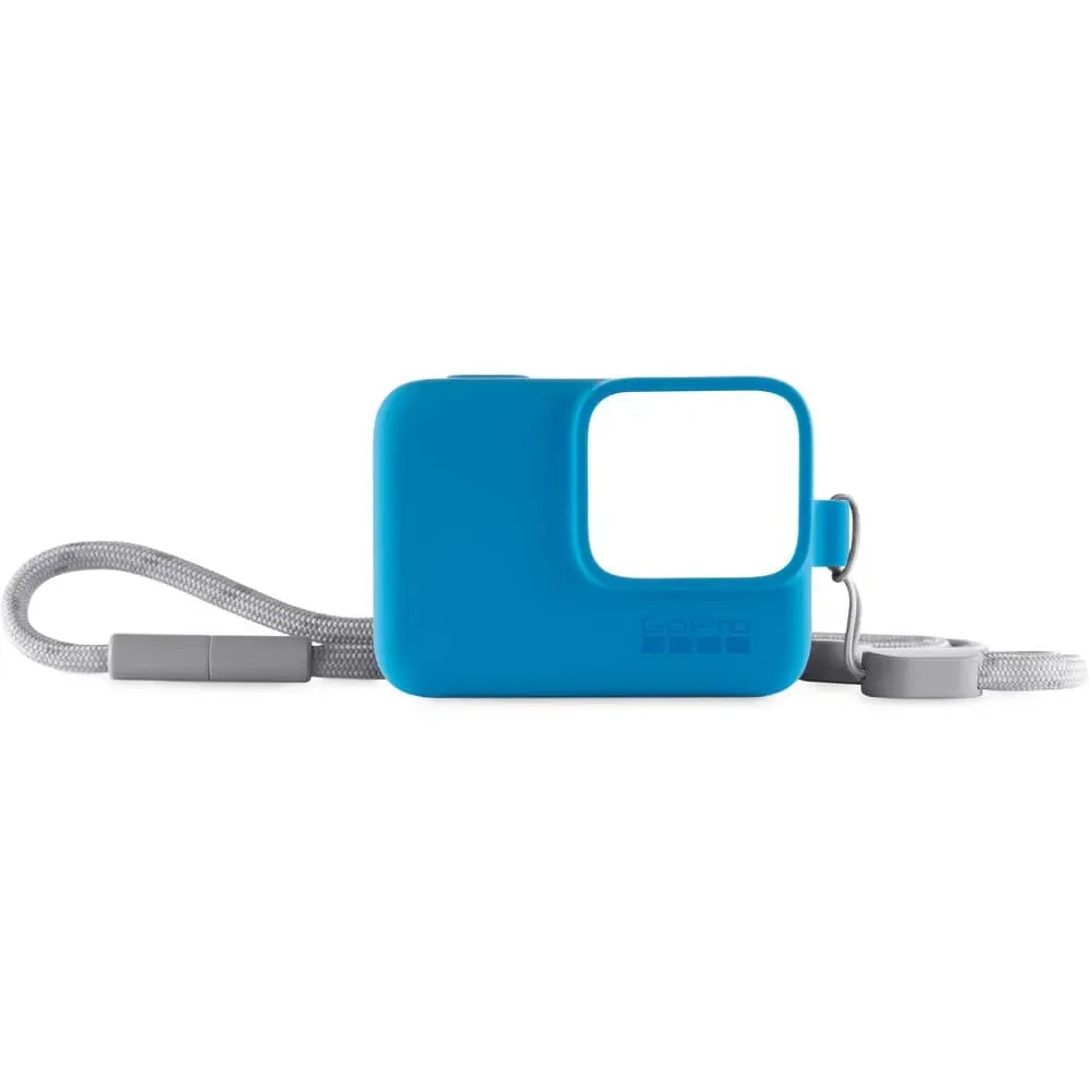 Φωτογραφία προϊόντος: GR GoPro Sleeve + Lanyard Blue for HERO5/6/7 έως 12 άτοκες δόσεις ή 24 δόσεις